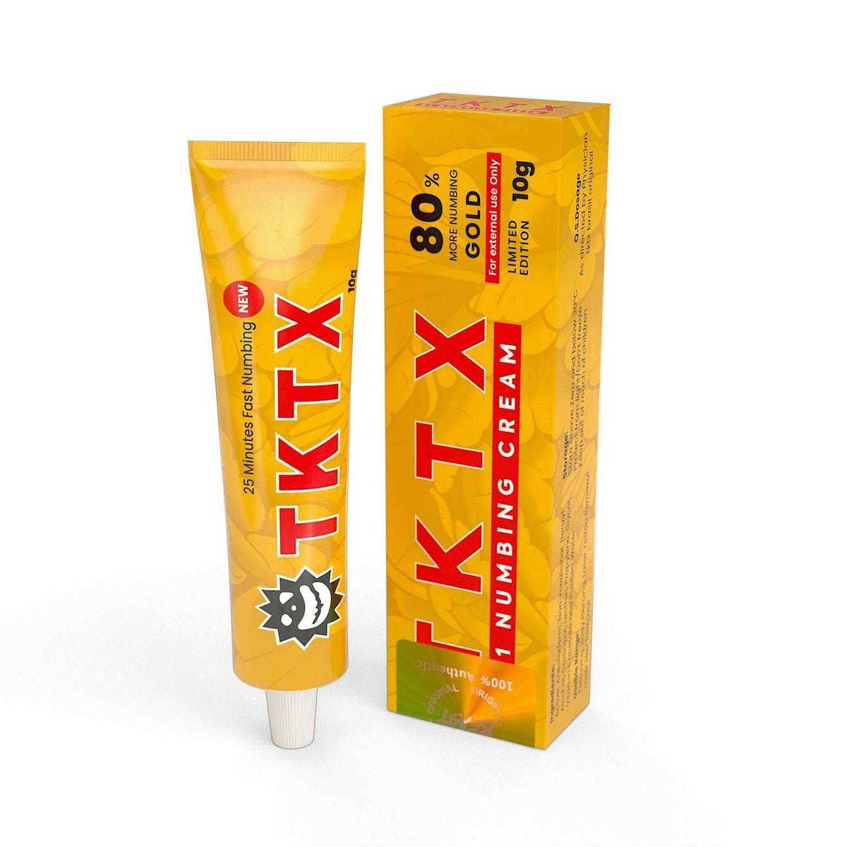 TKTX Numbing Cream Gold 80% | Long Lasting 4-6 Hours
