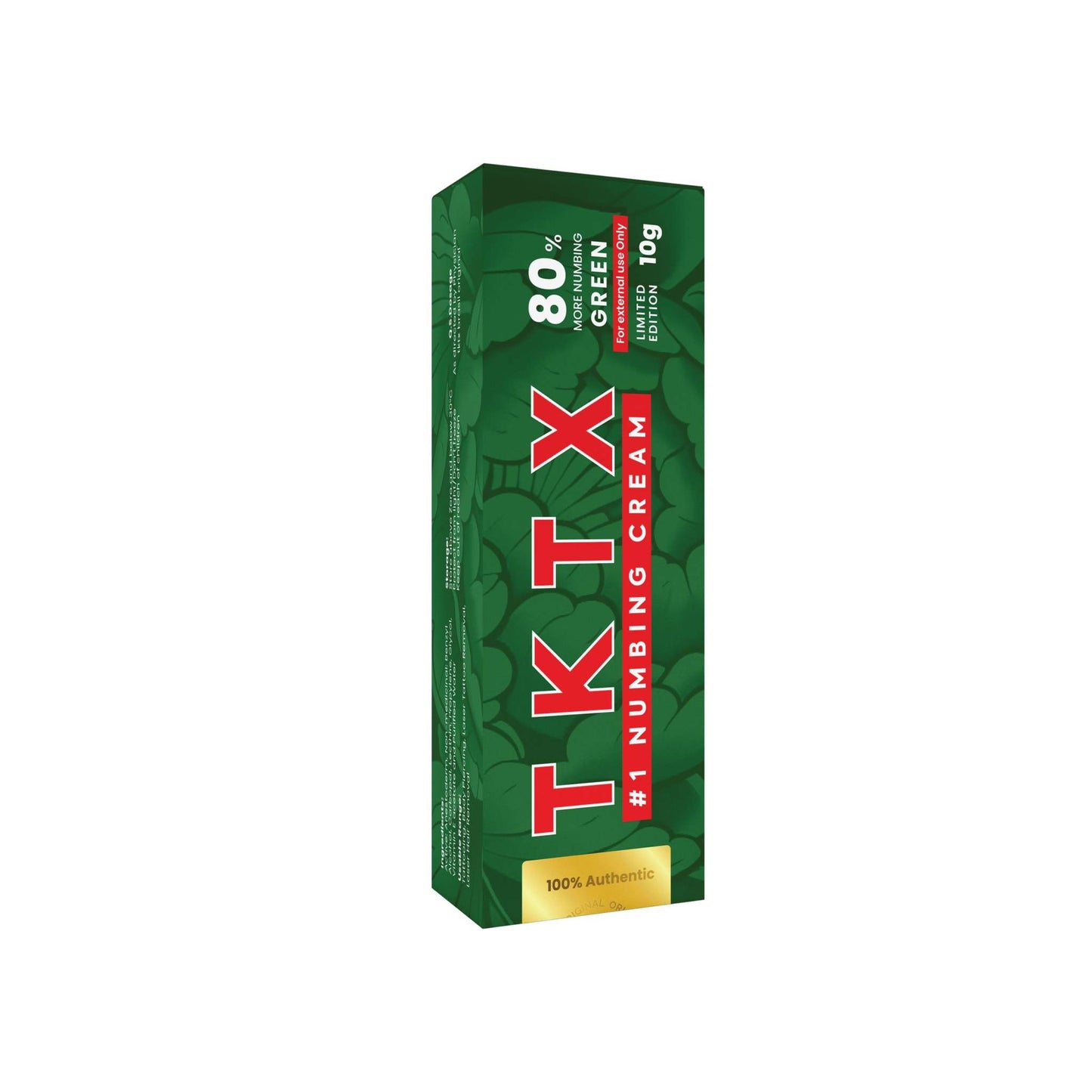TKTX Numbing Cream Green 80% | (1 Pack) Long Lasting 4-6 Hours