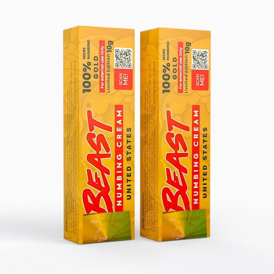 beast numbing cream gold